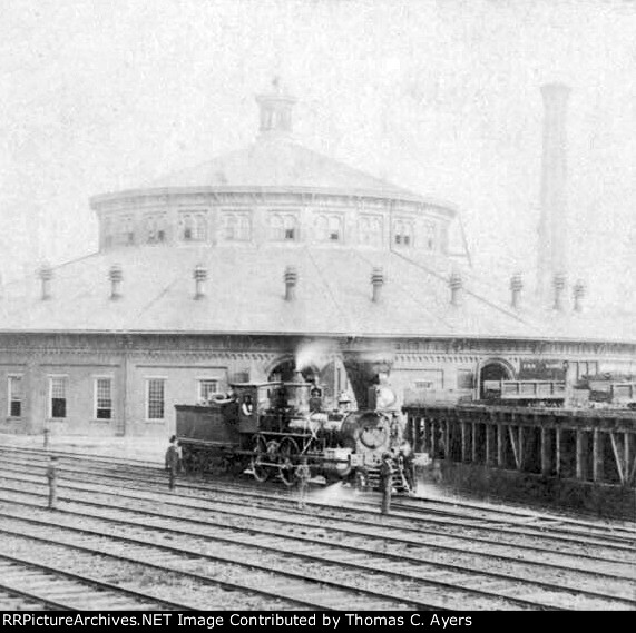 PRR "Eastern Roundhouse, Altoona," c. 1890